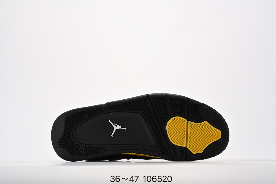 Nike Air Jordan 4 Retro Thunder black yellow