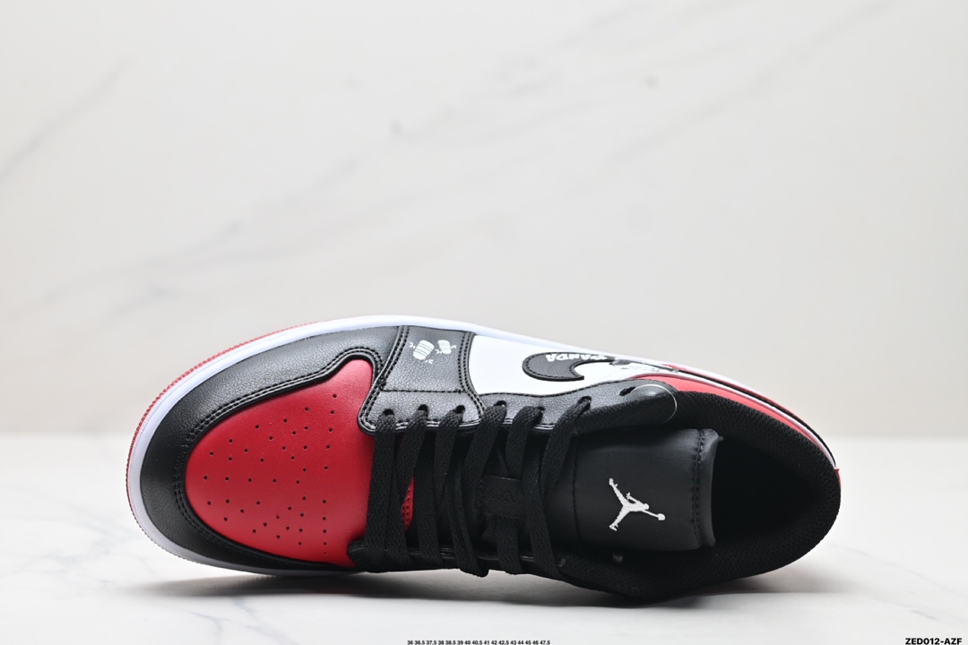 Air Jordan 1 Low AJ1 Panda white black red