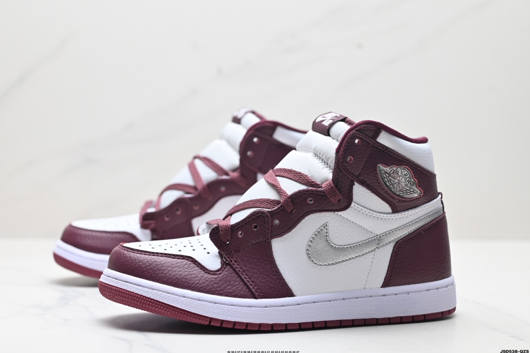 Nike Air Jordan 1 Retro High OG white maroon