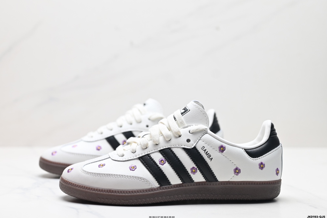 Boty Adidas Samba OG cloud white flowers