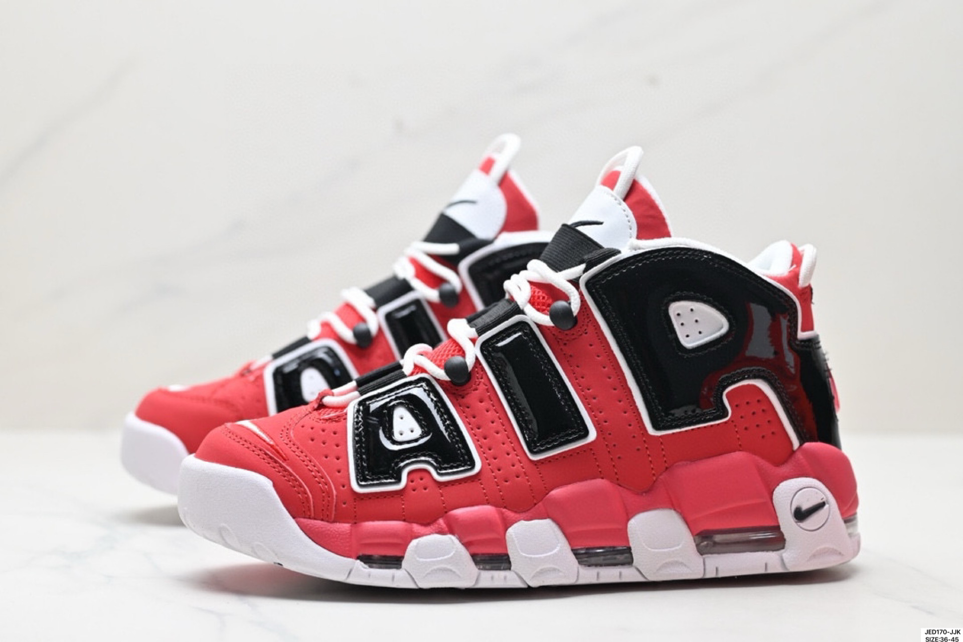 Nike WMNS Air More Uptempo red black