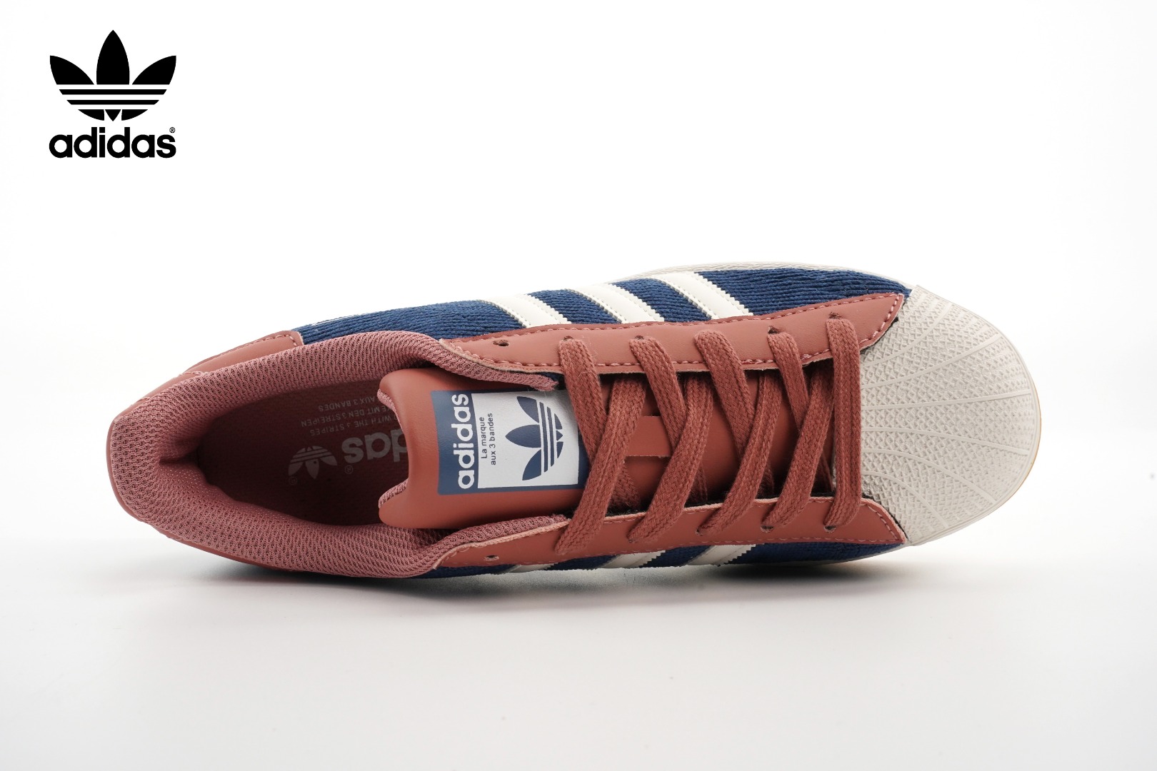 Adidas Superstar pink blue