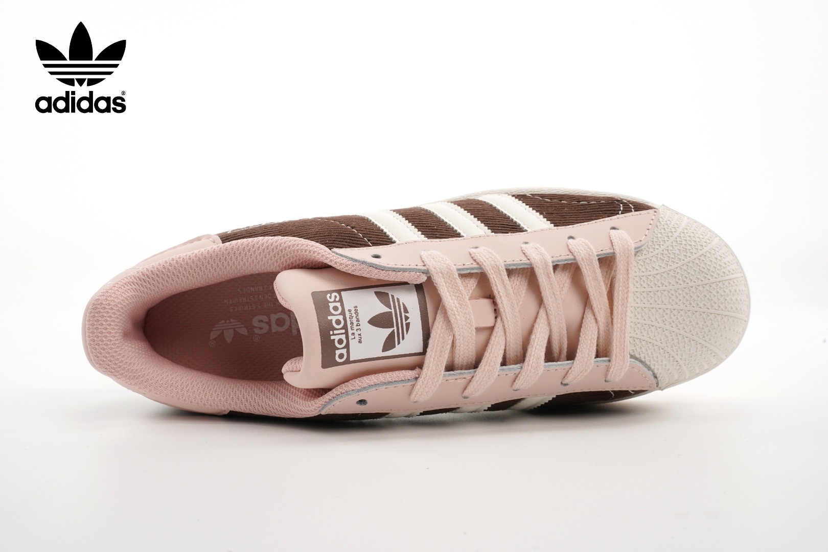 Adidas Superstar pink brown