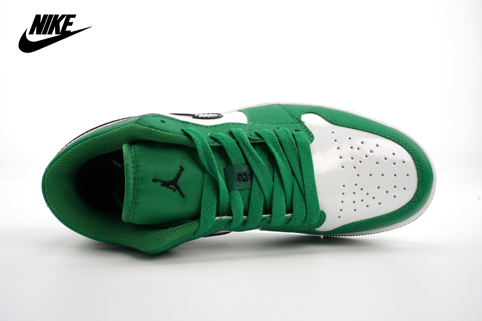 Air Jordan 1 Low OG white green black