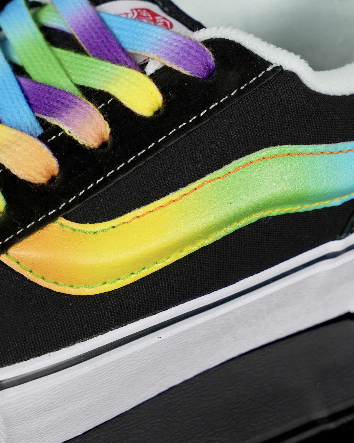 Vans Knu Skool Black Rainbow