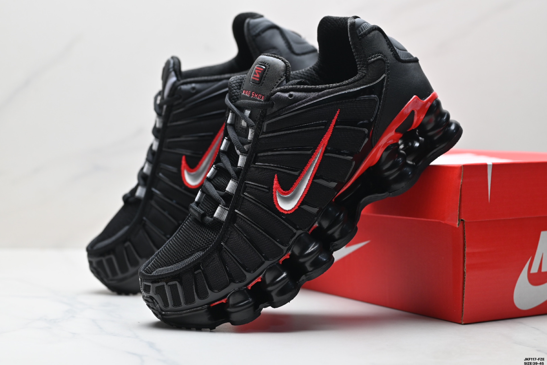 NIKE Shox TL black red