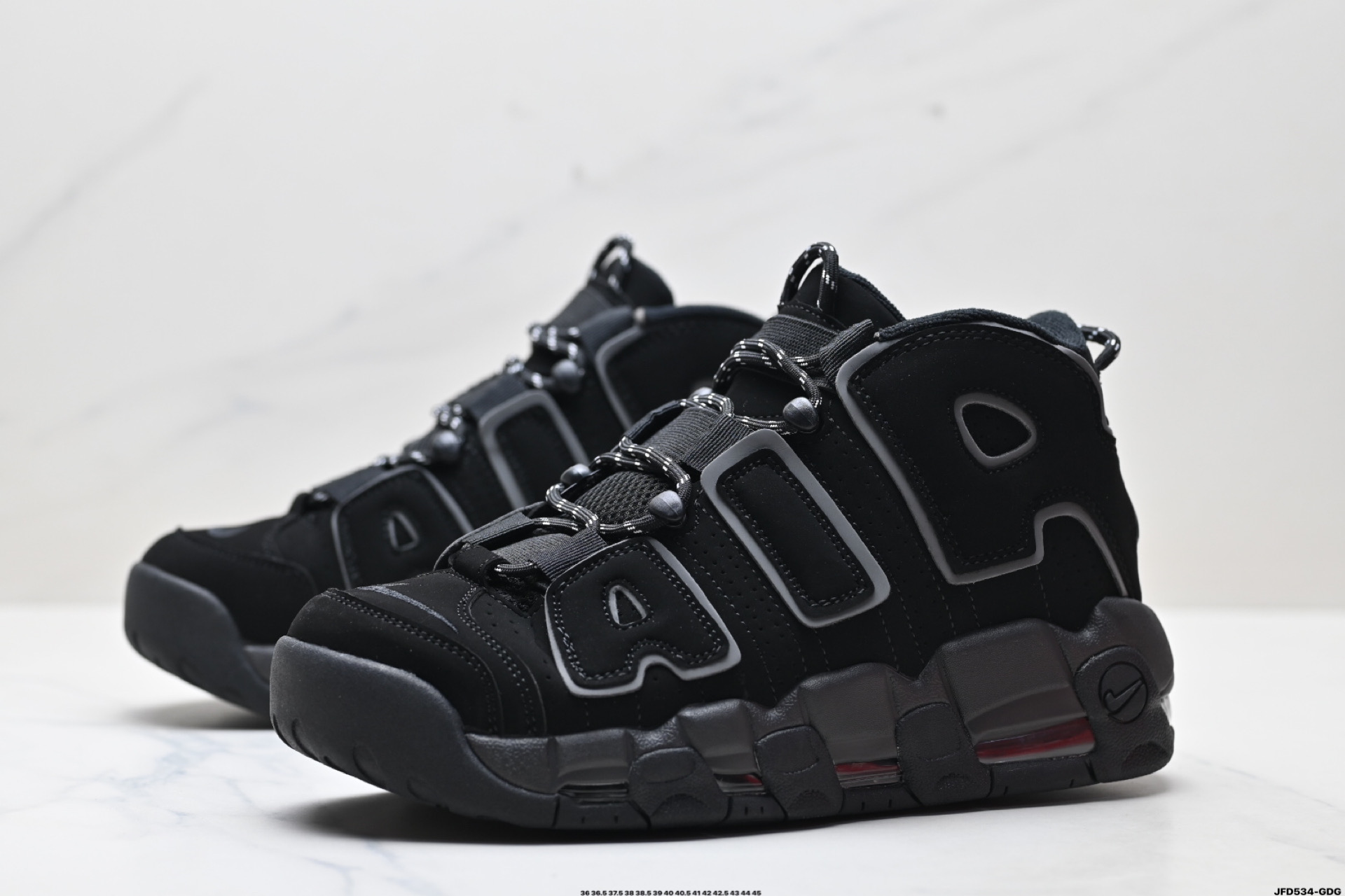 Nike WMNS Air More Uptempo black reflective