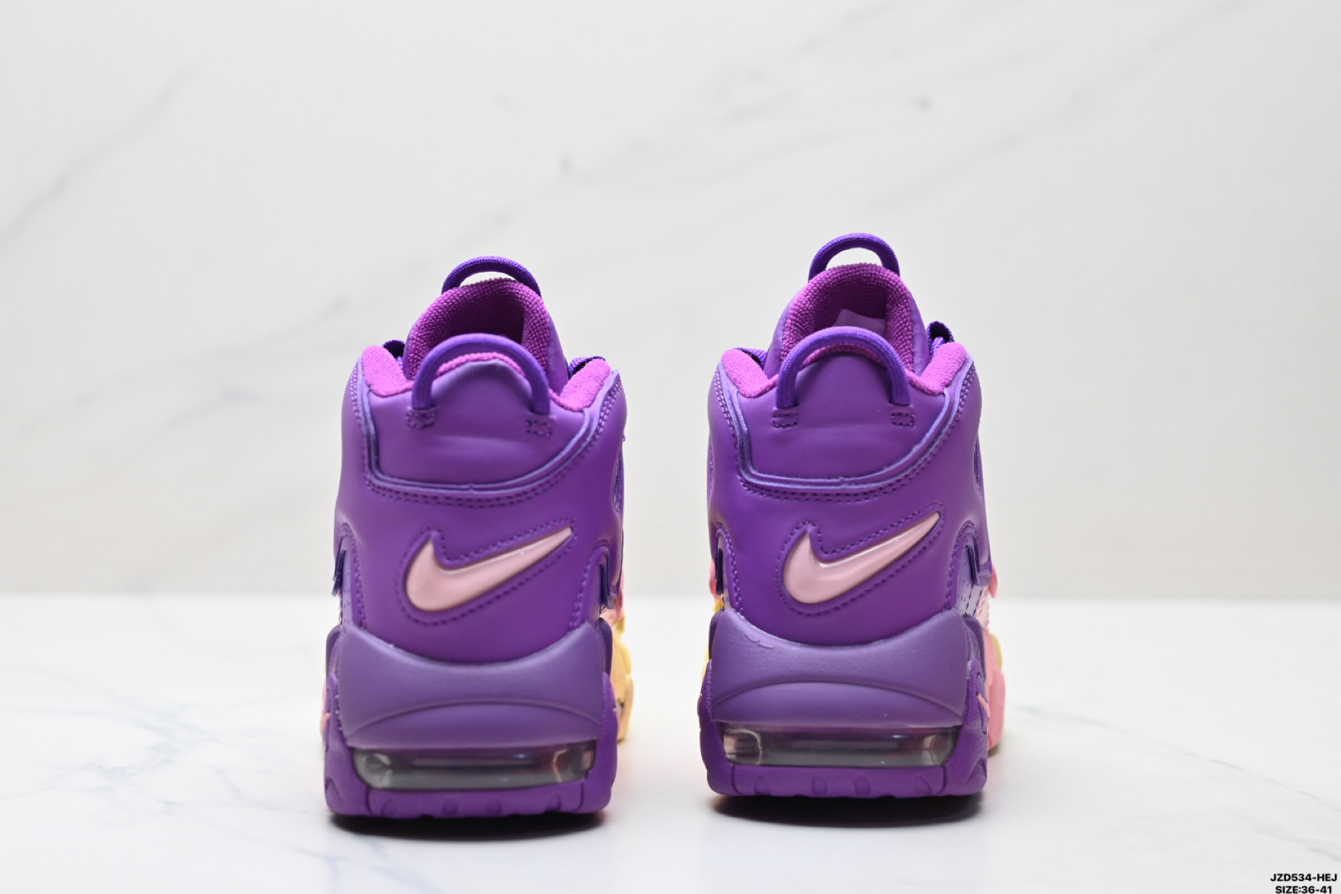 Nike WMNS Air More Uptempo yellow pink purple