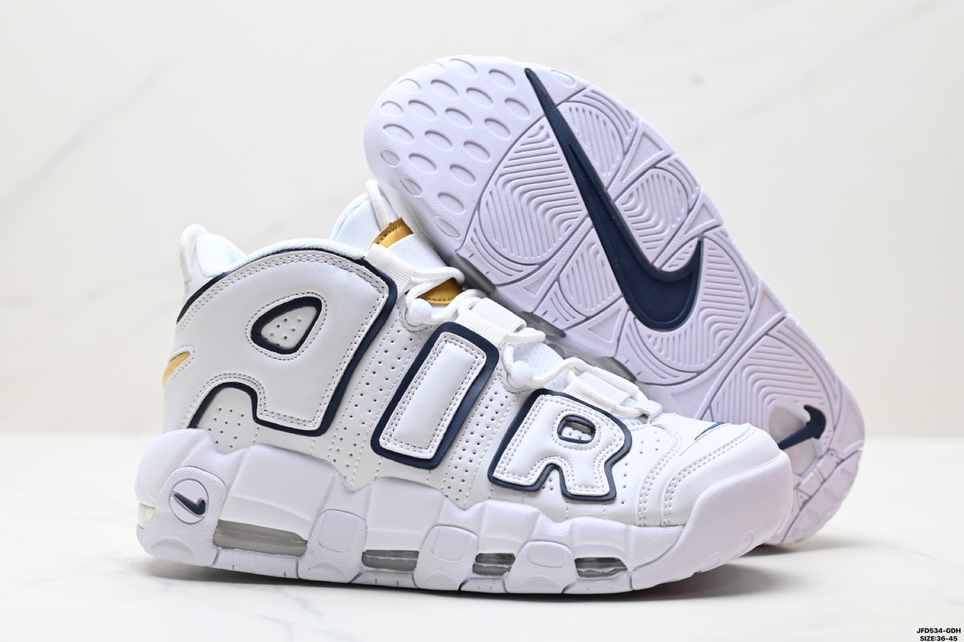 Nike WMNS Air More Uptempo white midnight navy