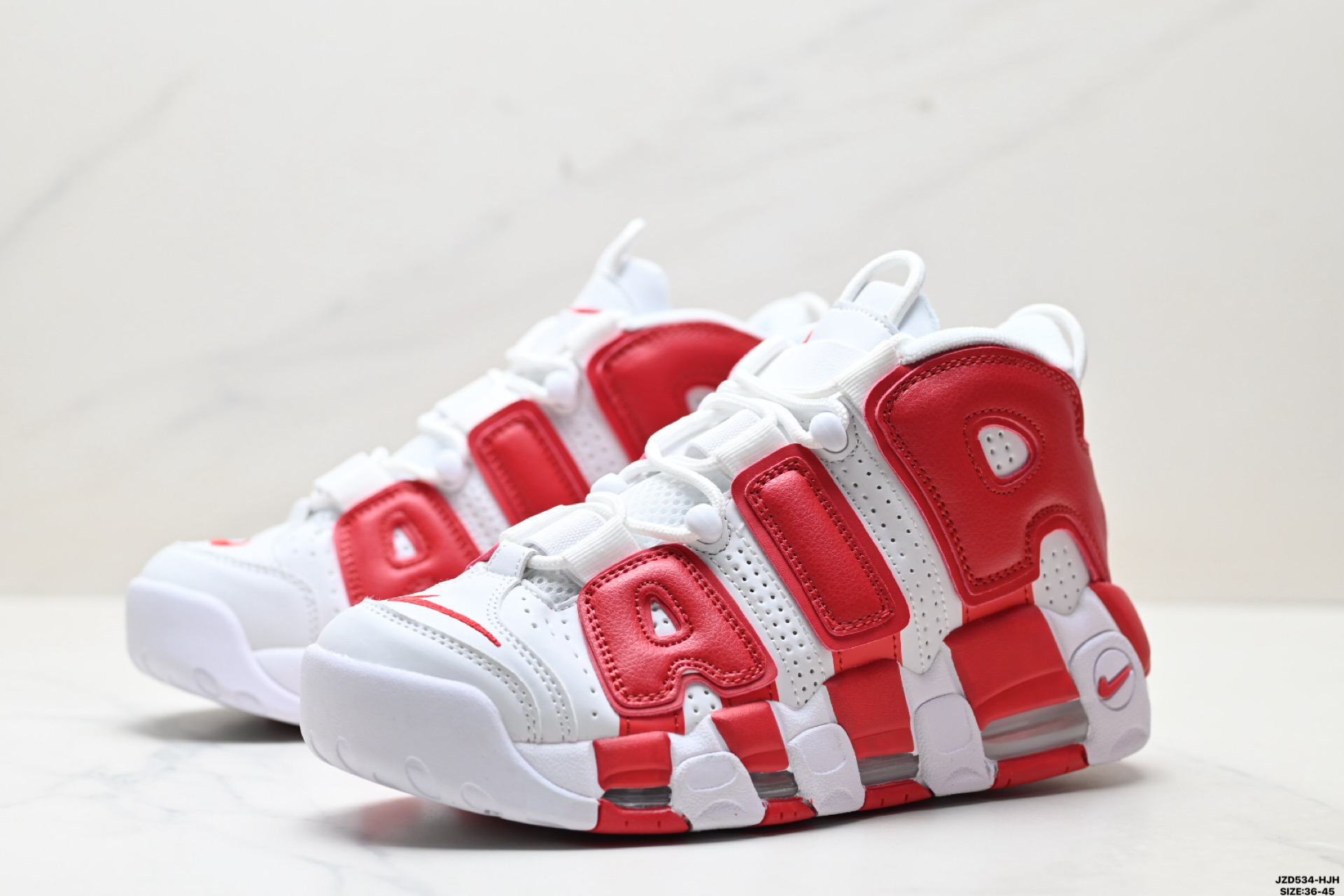 Nike WMNS Air More Uptempo white red