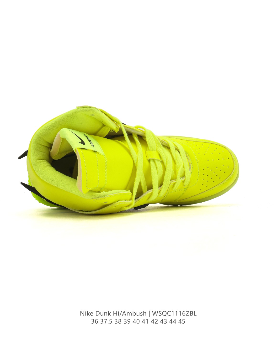 Nike Dunk High Ambush flash lime