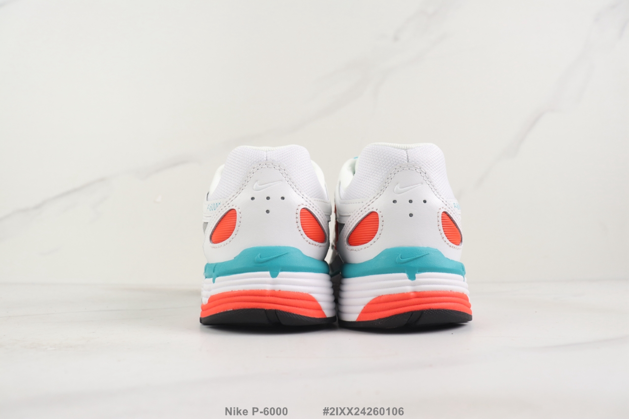 Nike P-6000 White/Teal-Coral