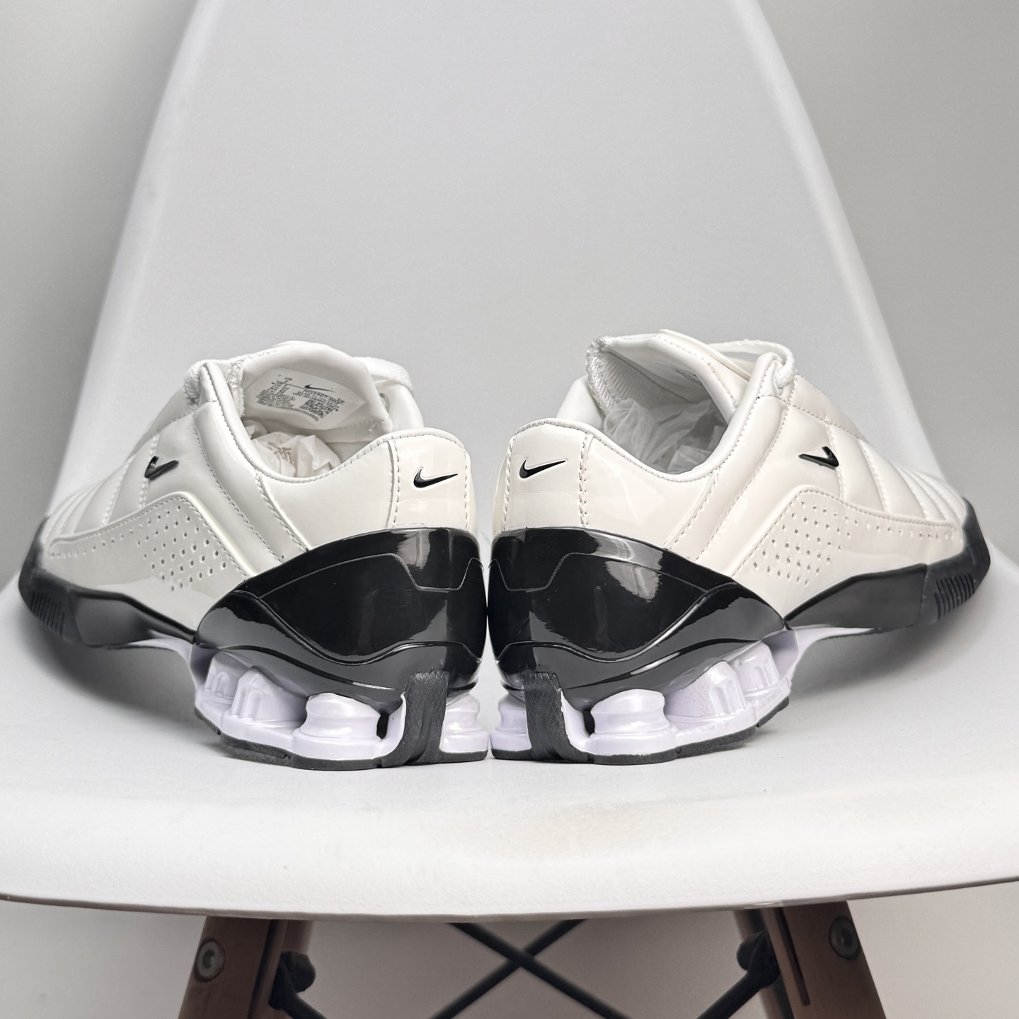 Nike Total 90 Shox Metallic White/Black