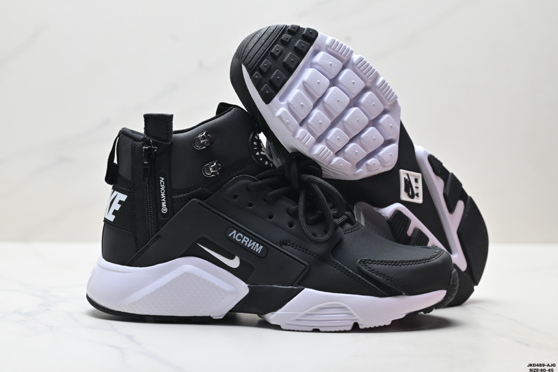 Nike Air Huarache Utility Mid ACRNM Black/White