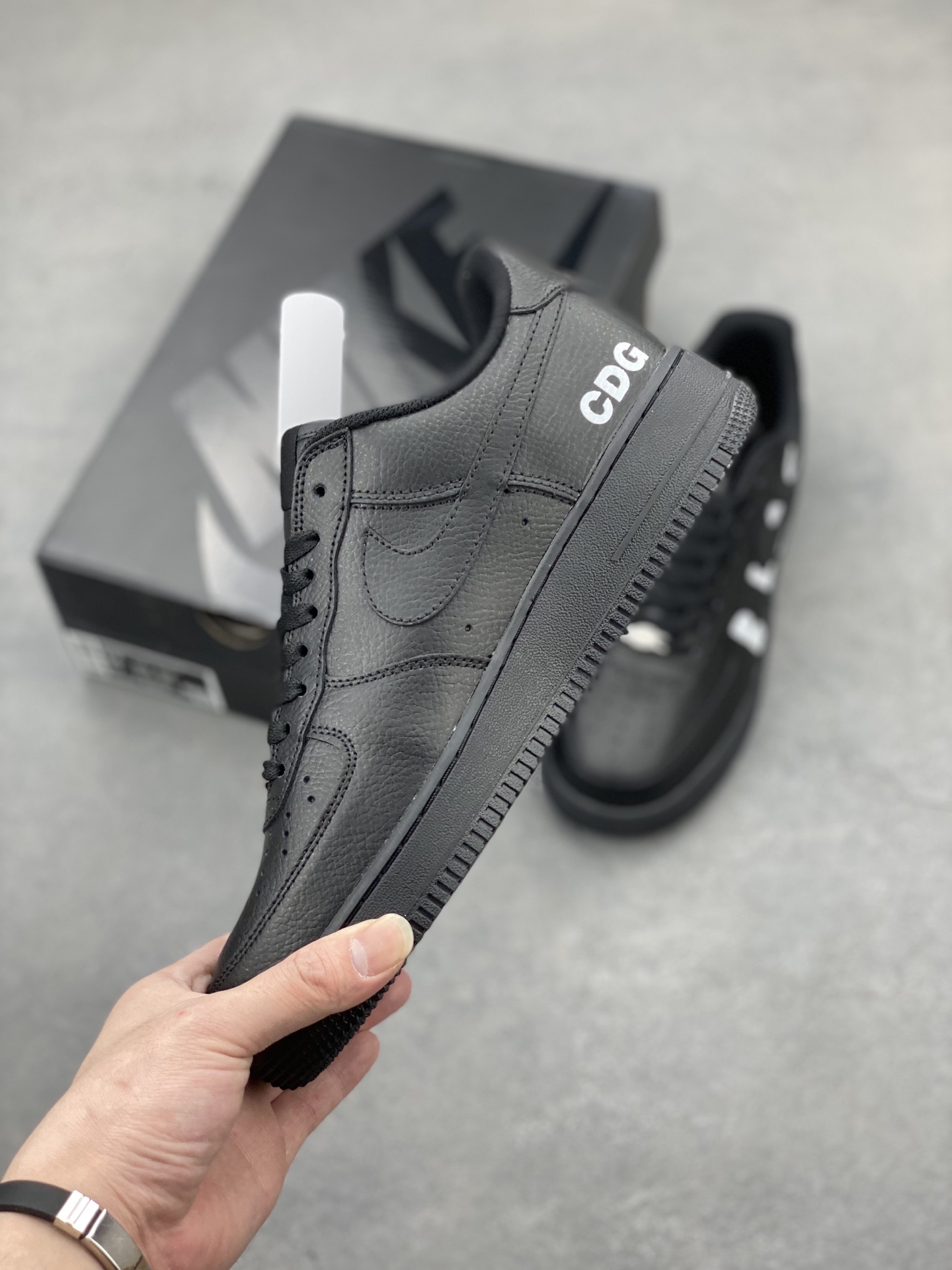 CDG x Nike Air Force 1 Low Black/White Limited