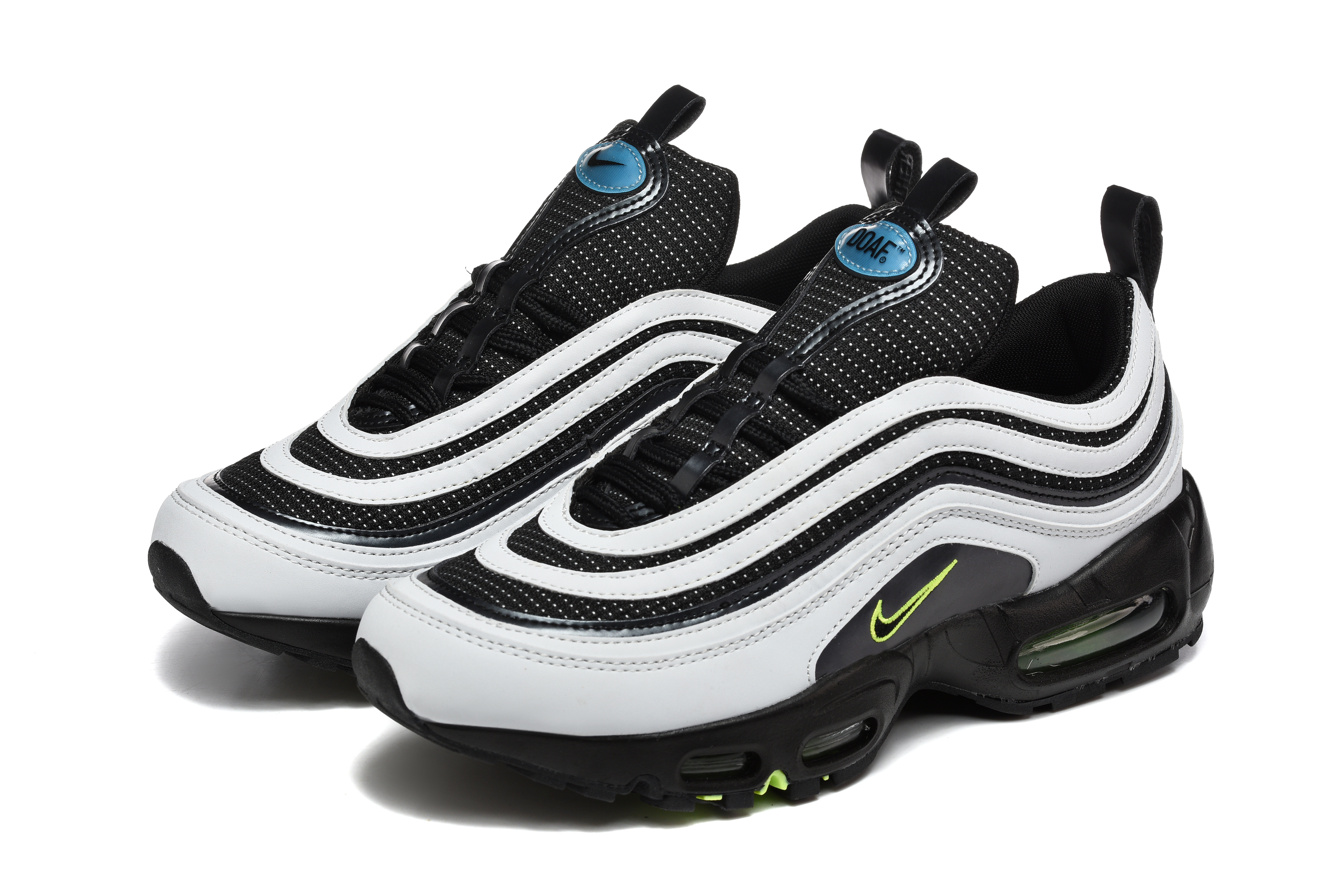 Nike Air Max 97/95 Hybrid – White/Black/Volt