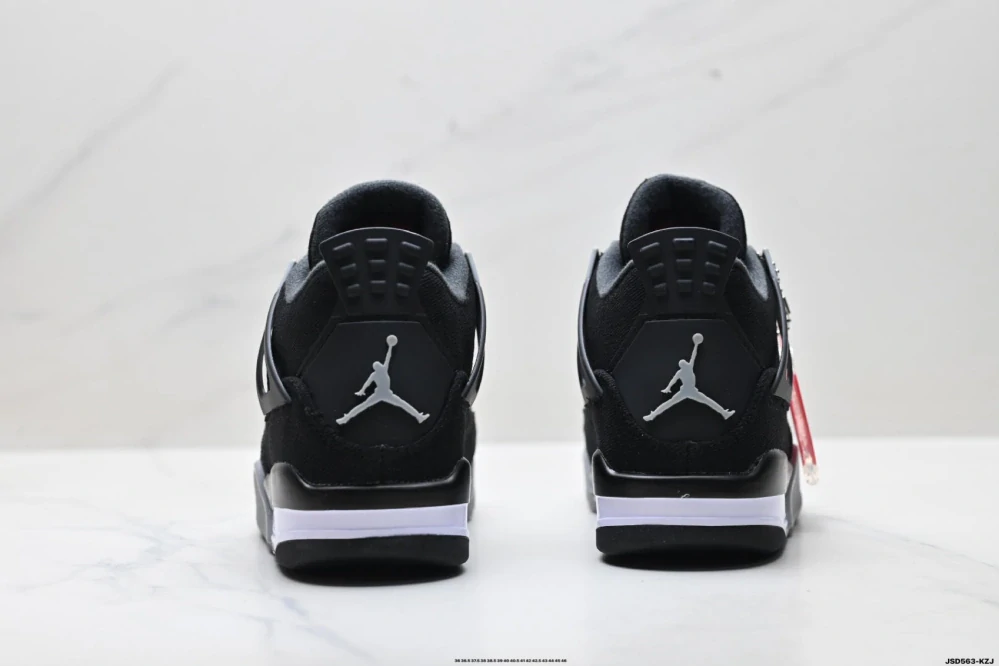 Nike Air Jordan 4 Air Jordan 4 Retro Black Canvas
