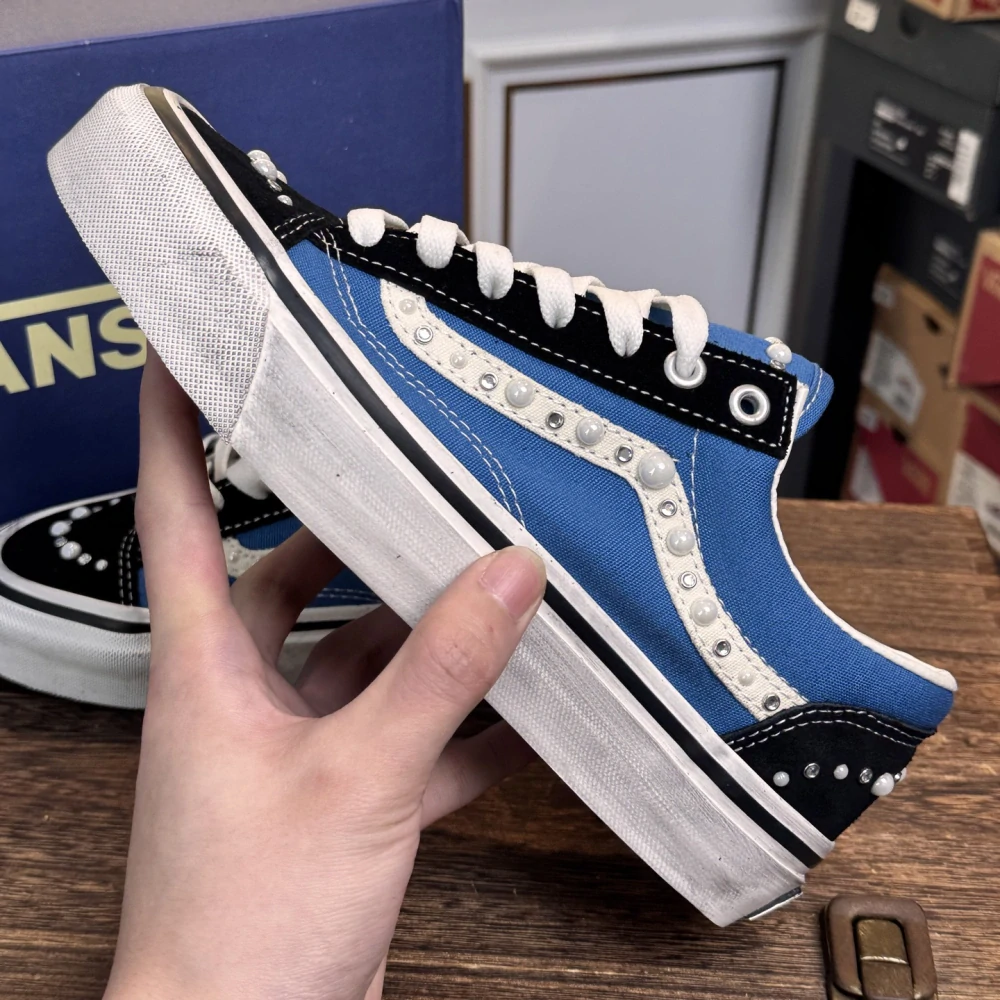 Vans Premium LX Old Skool 36 Pearlized Blue