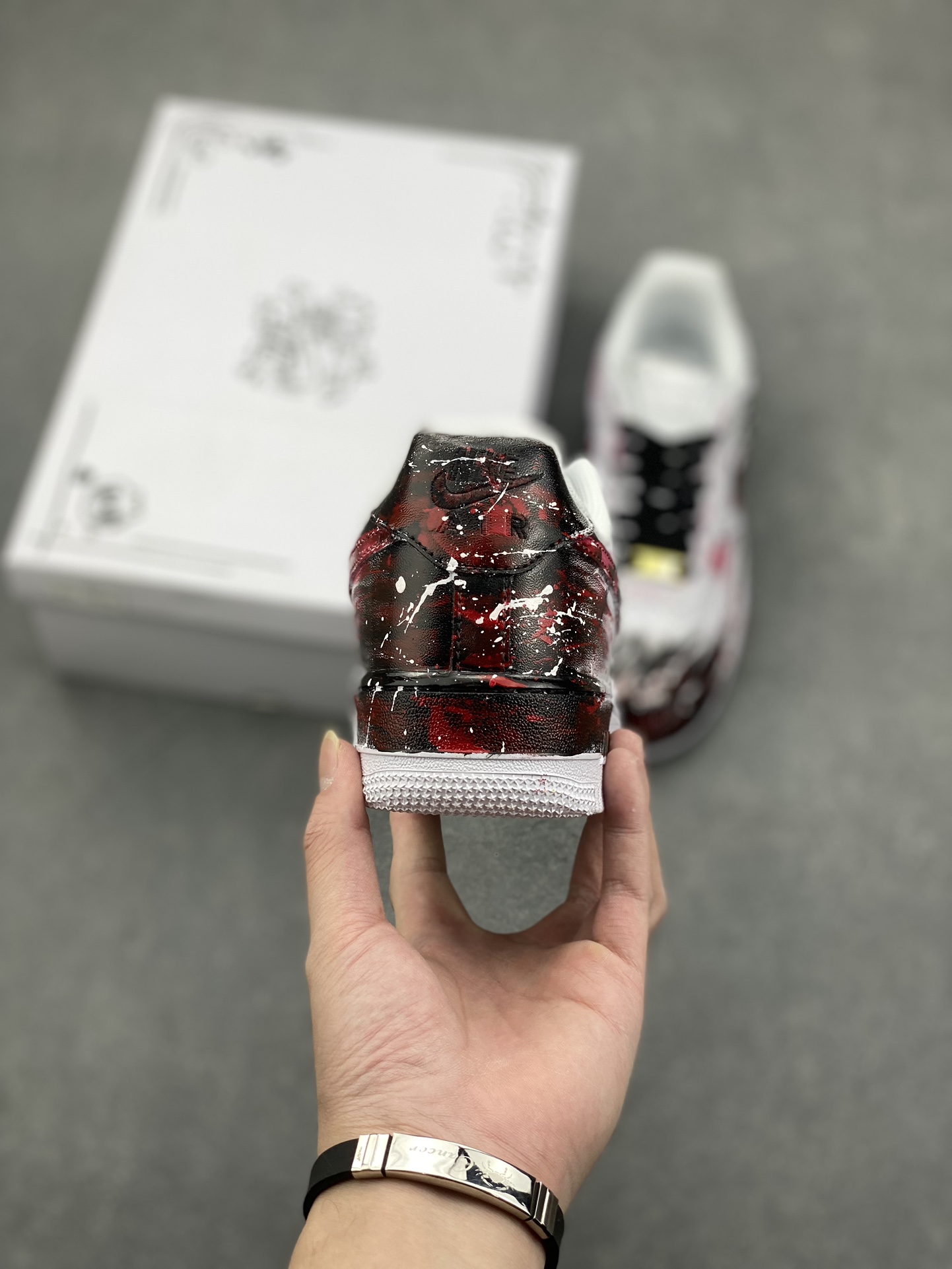Nike Air Force 1 Blood Night Stitch