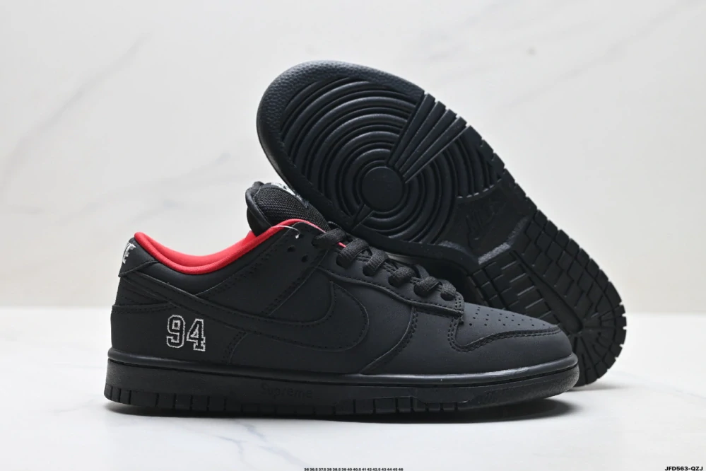 Nike SB Dunk Low x Supreme 94 Black Red