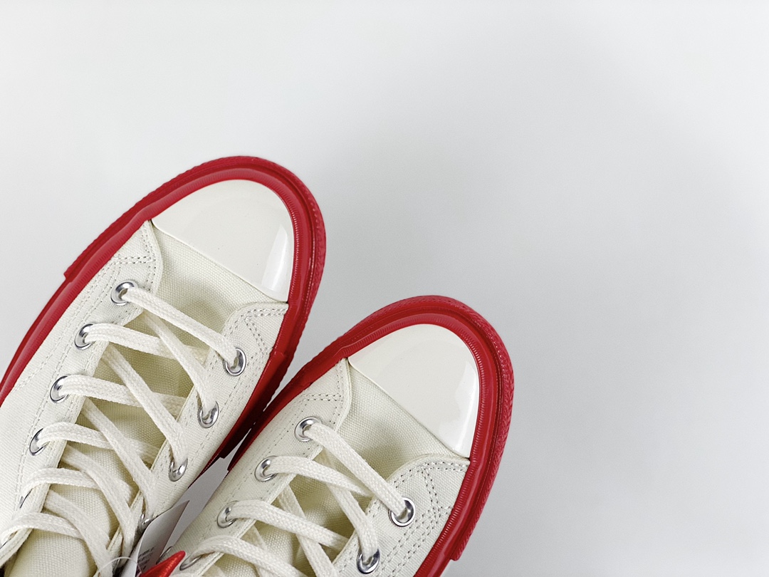 Play CDG x Converse Red Sole Chuck 70 high white