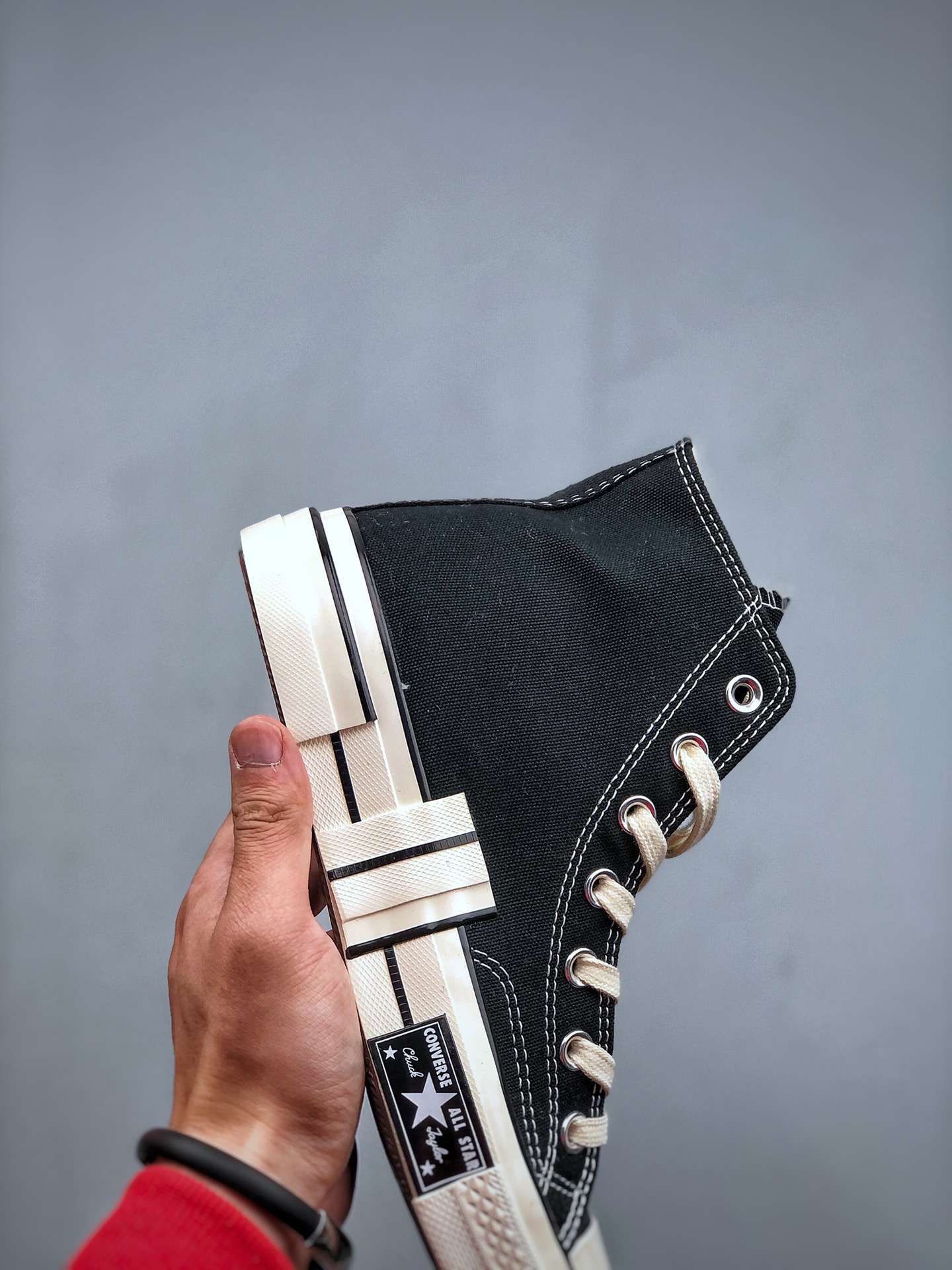 Converse Chuck 70 Rubber Patchwork high black