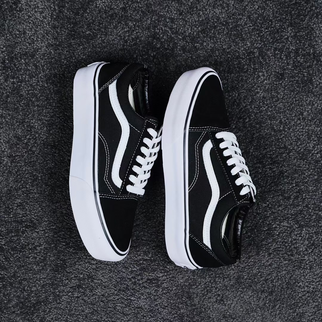 Vans Old Skool black white lift