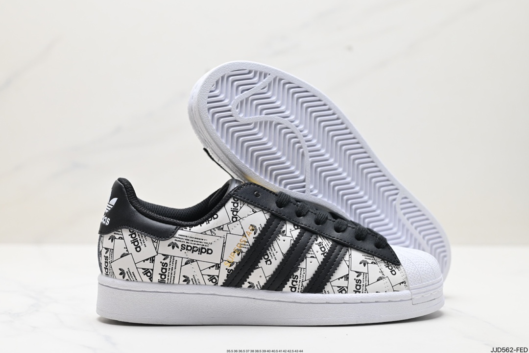 Adidas Originals Superstar white black