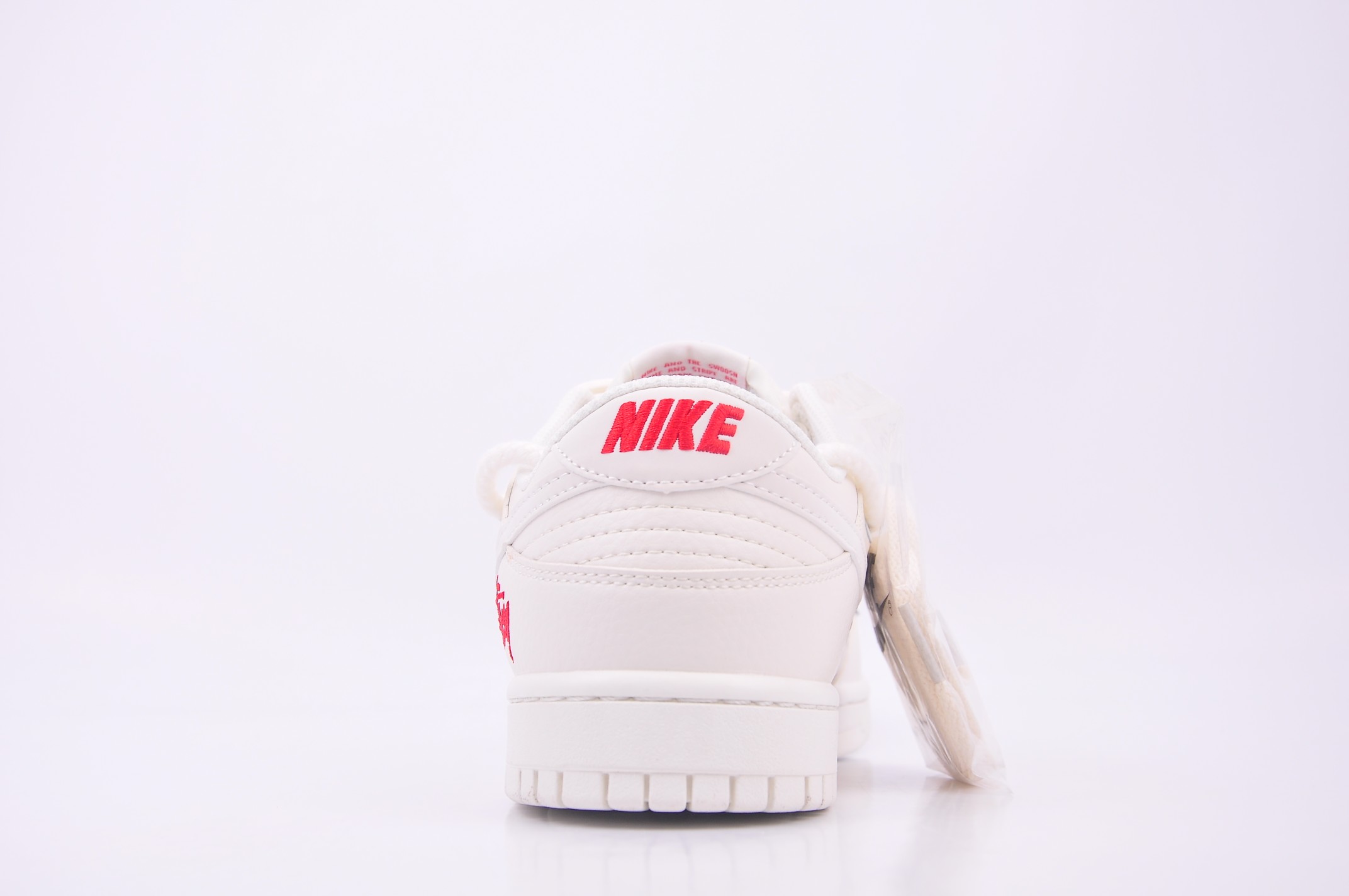 Nike Dunk Low x Stussy white red