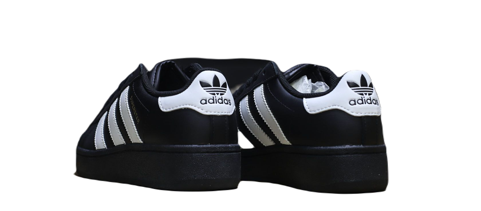 Tenisky Adidas Superstar XLG black white gold