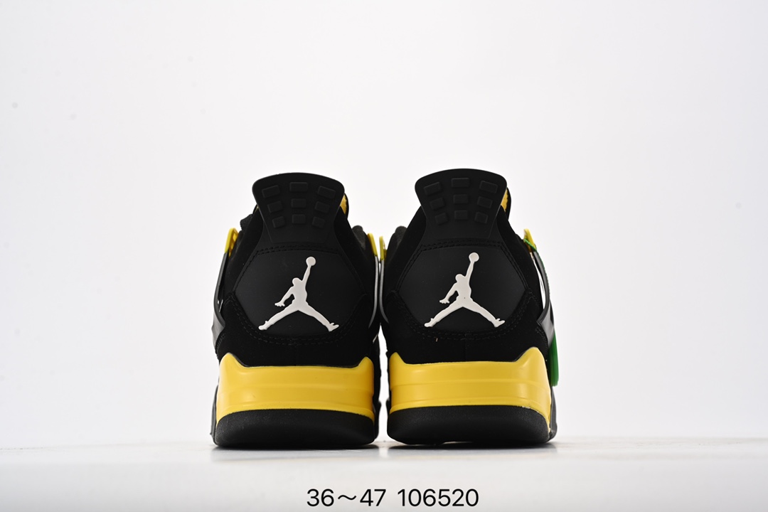 Nike Air Jordan 4 Retro Thunder black yellow