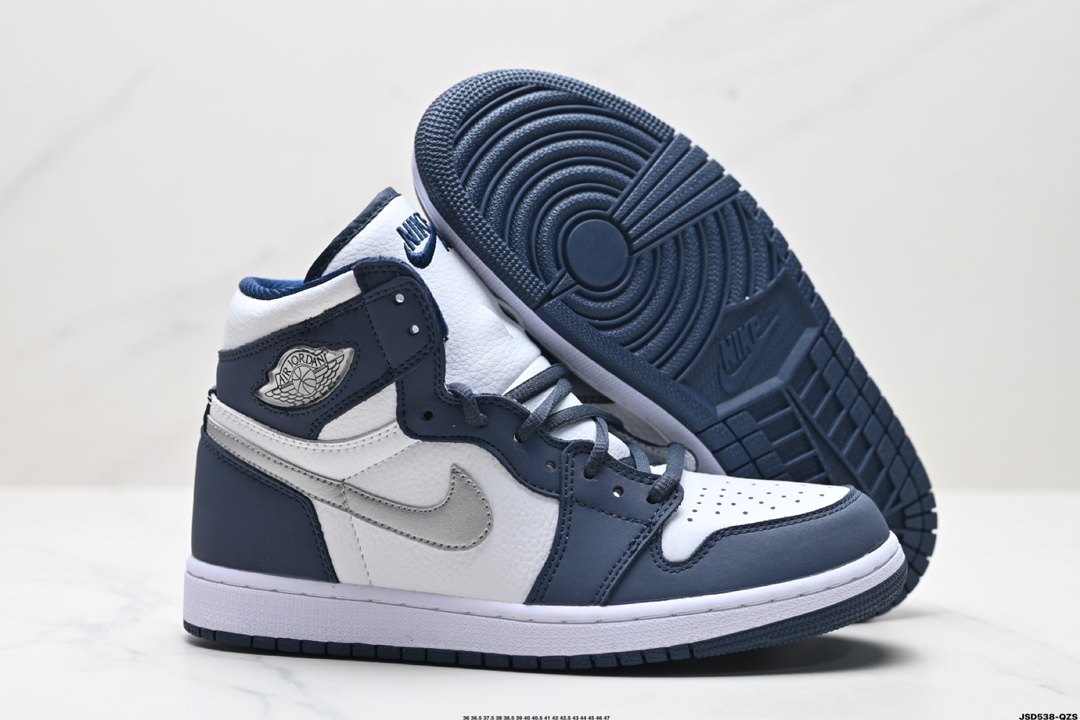 Nike Air Jordan 1 Retro High OG white purple