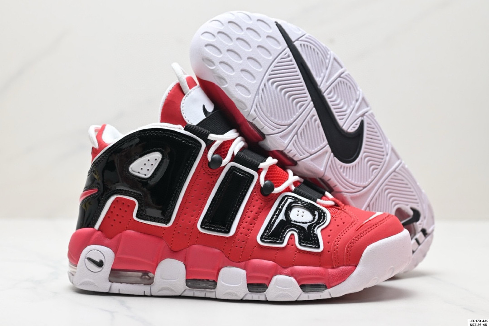 Nike WMNS Air More Uptempo red black