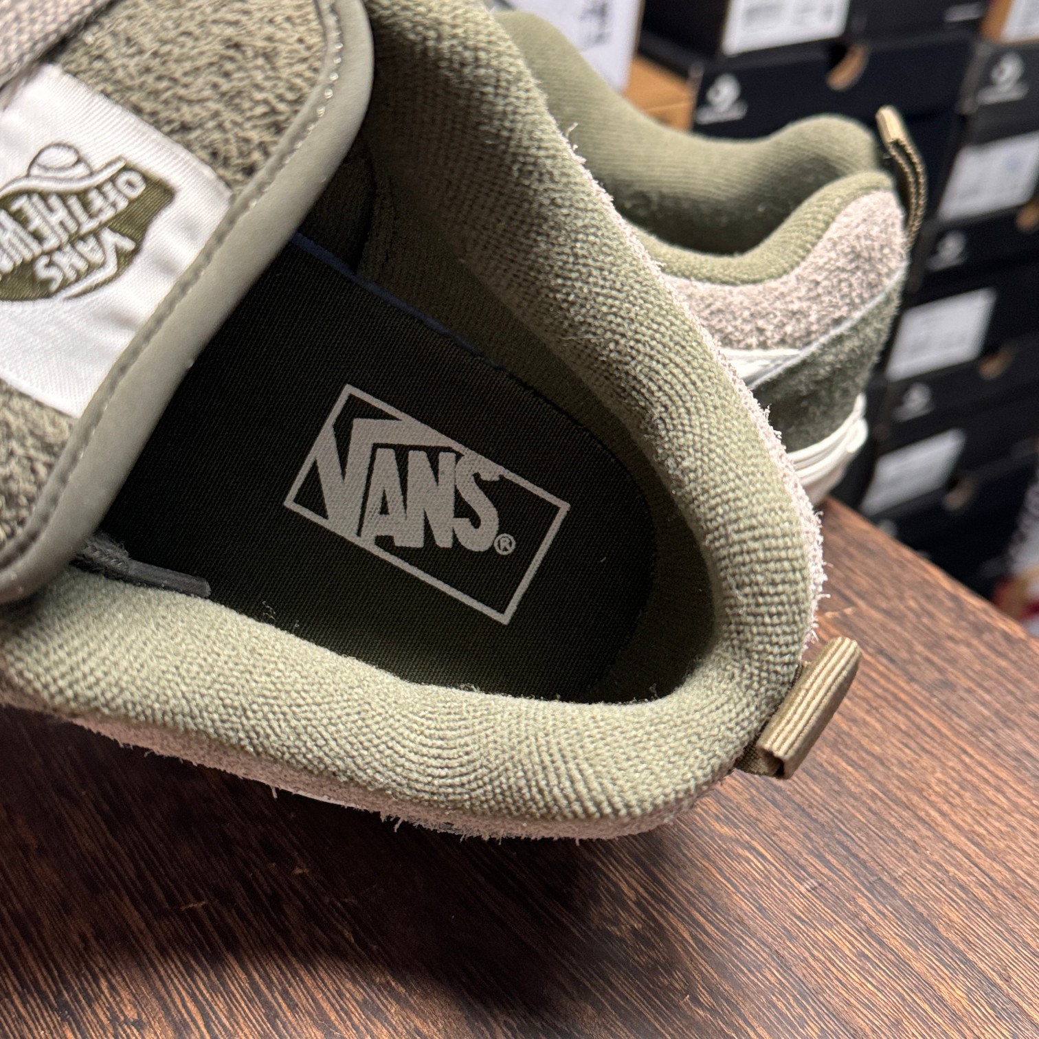 Vans Knu-Skool green gray