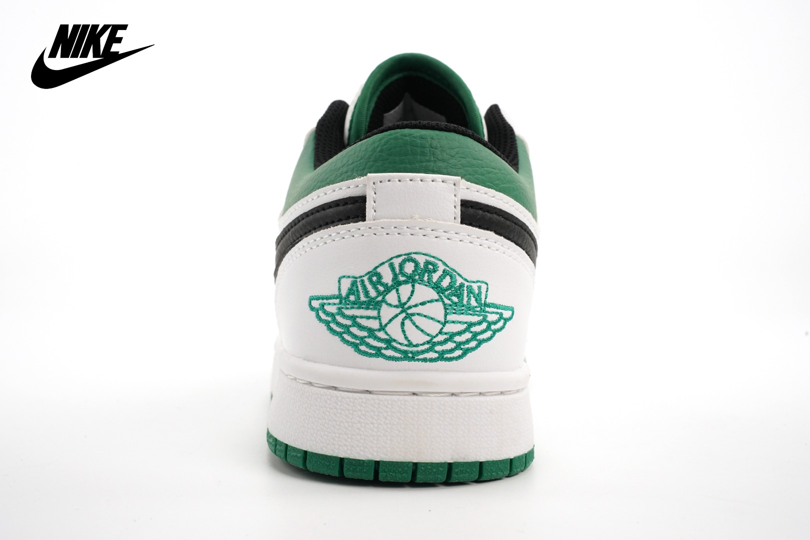 Air Jordan 1 Low OG white black green