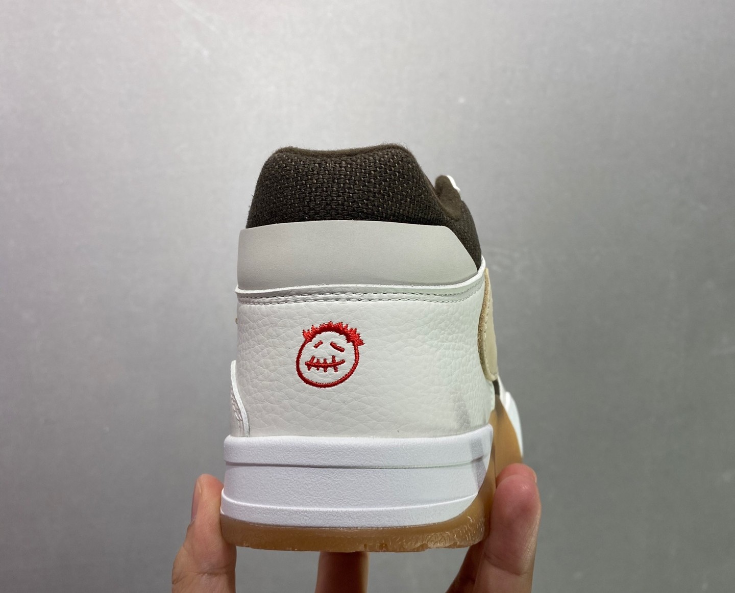 Travis Scott x Jordan Jumpman Jack Taupe Haze white