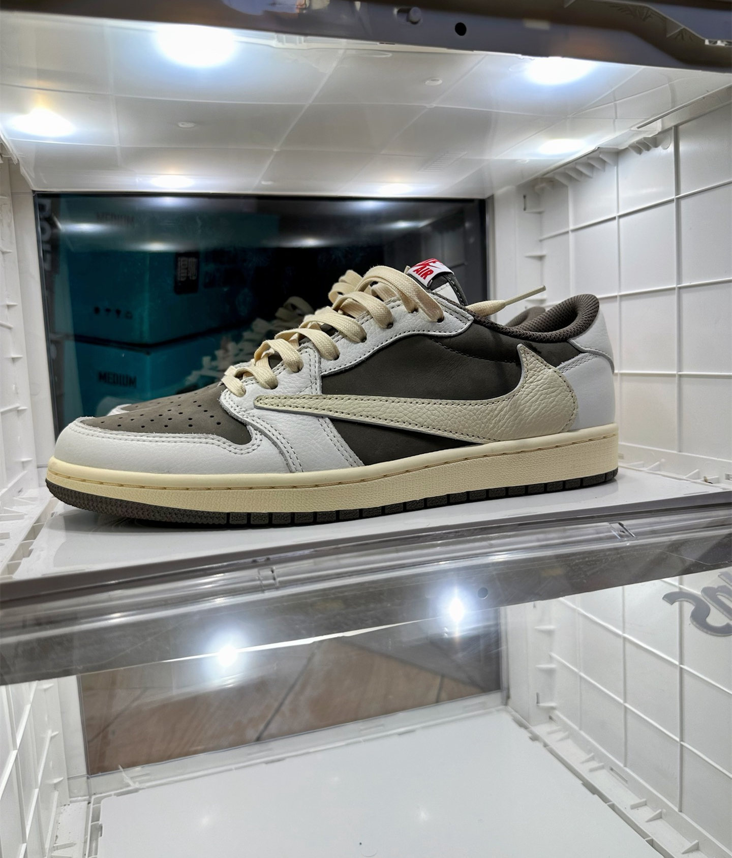 Nike Air Jordan 1 Low OG SP Travis Scott DM7866-162 white brown