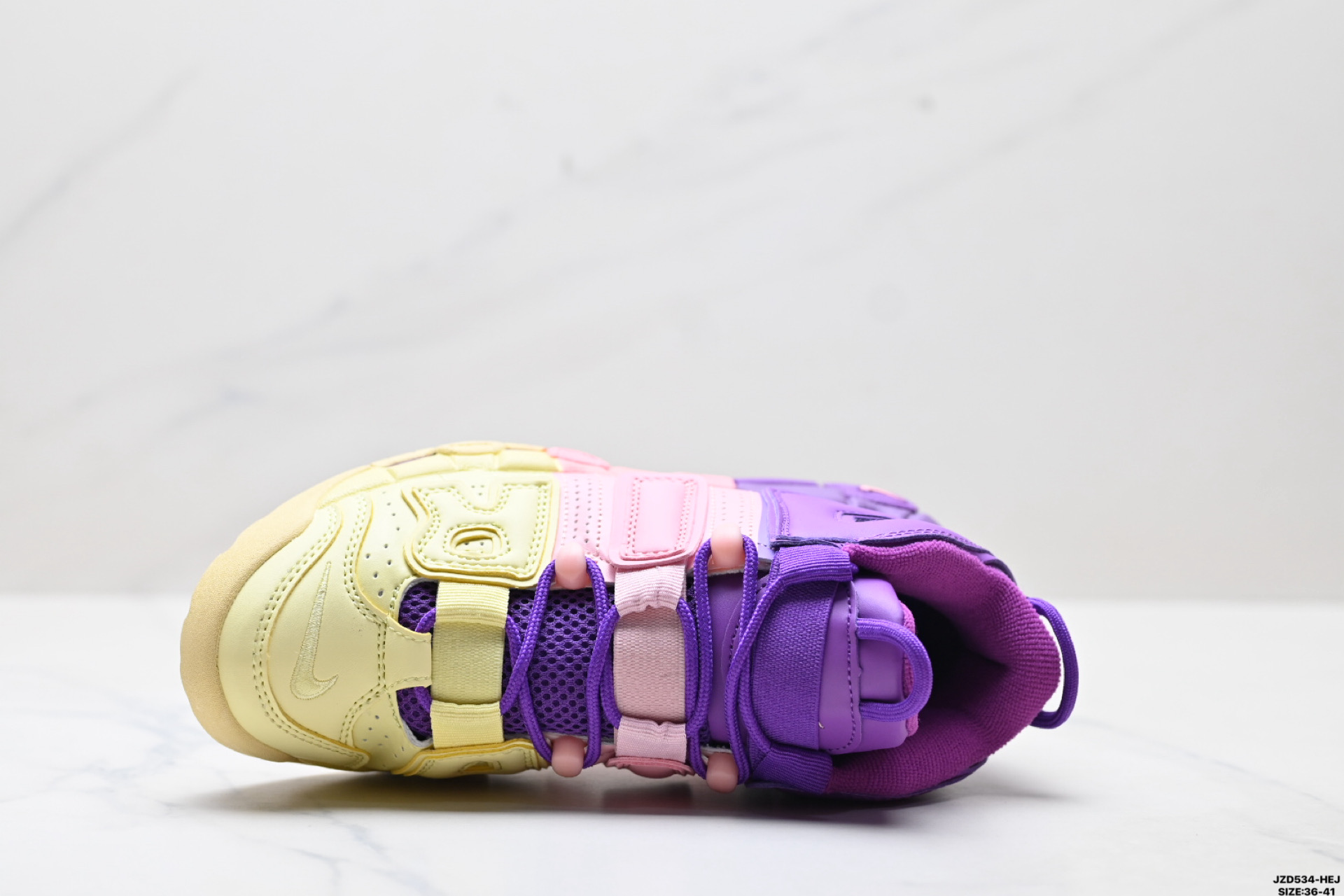 Nike WMNS Air More Uptempo yellow pink purple