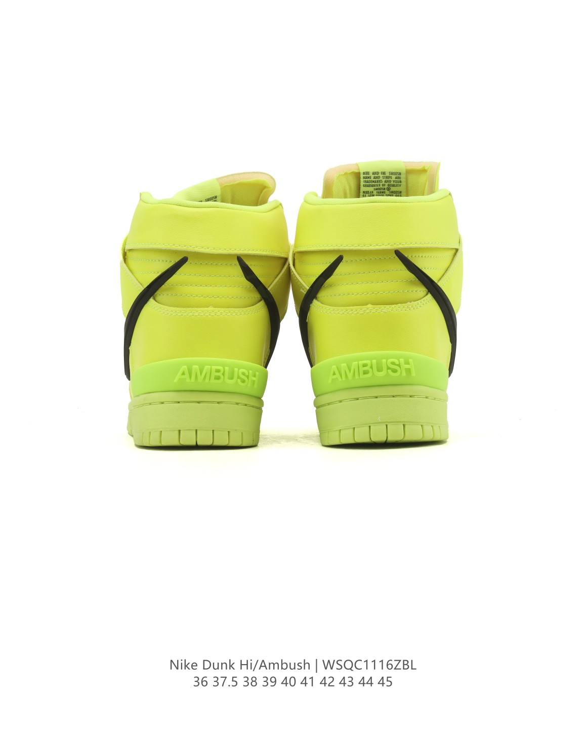 Nike Dunk High Ambush flash lime