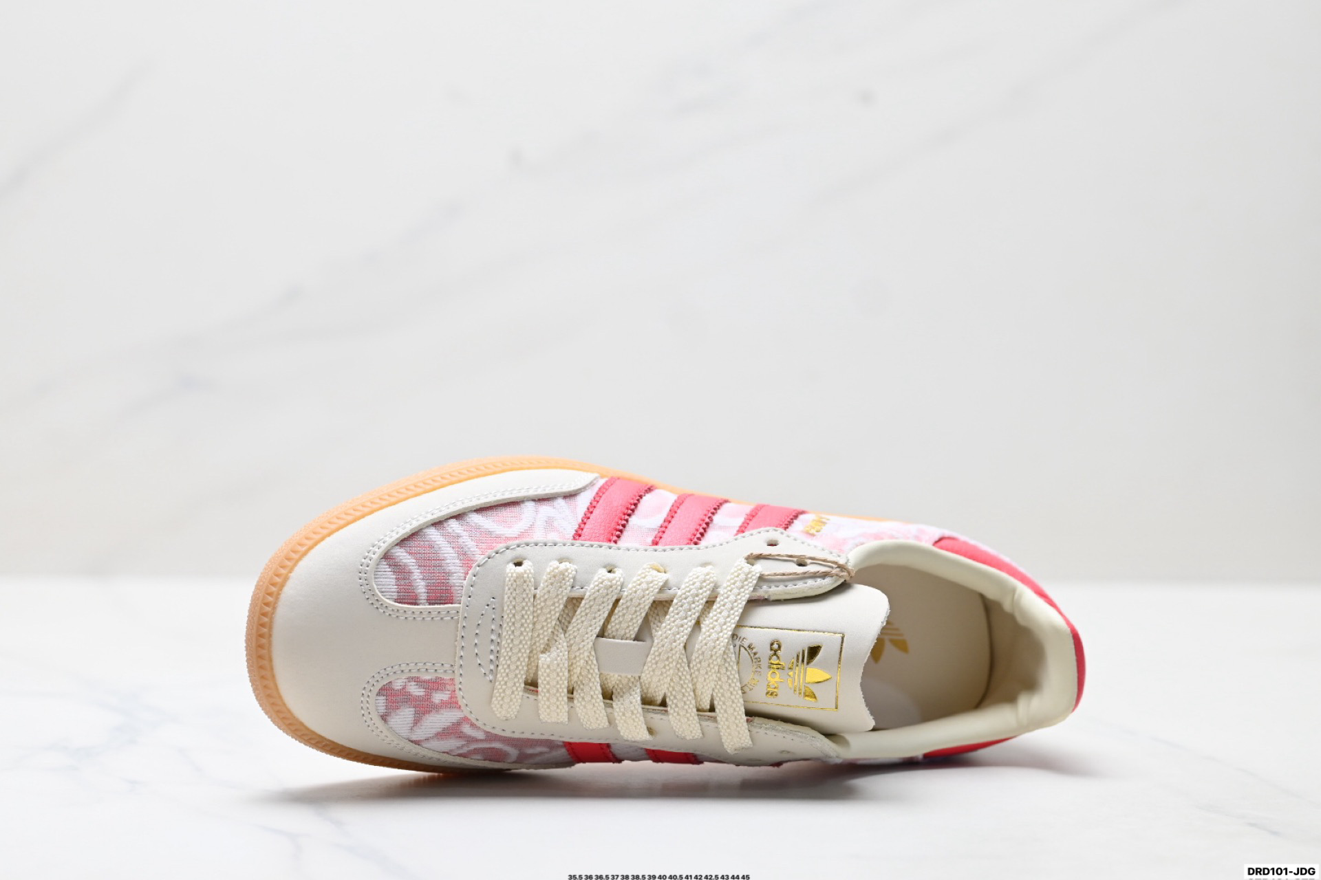 Adidas Samba "White/Pink Pattern"