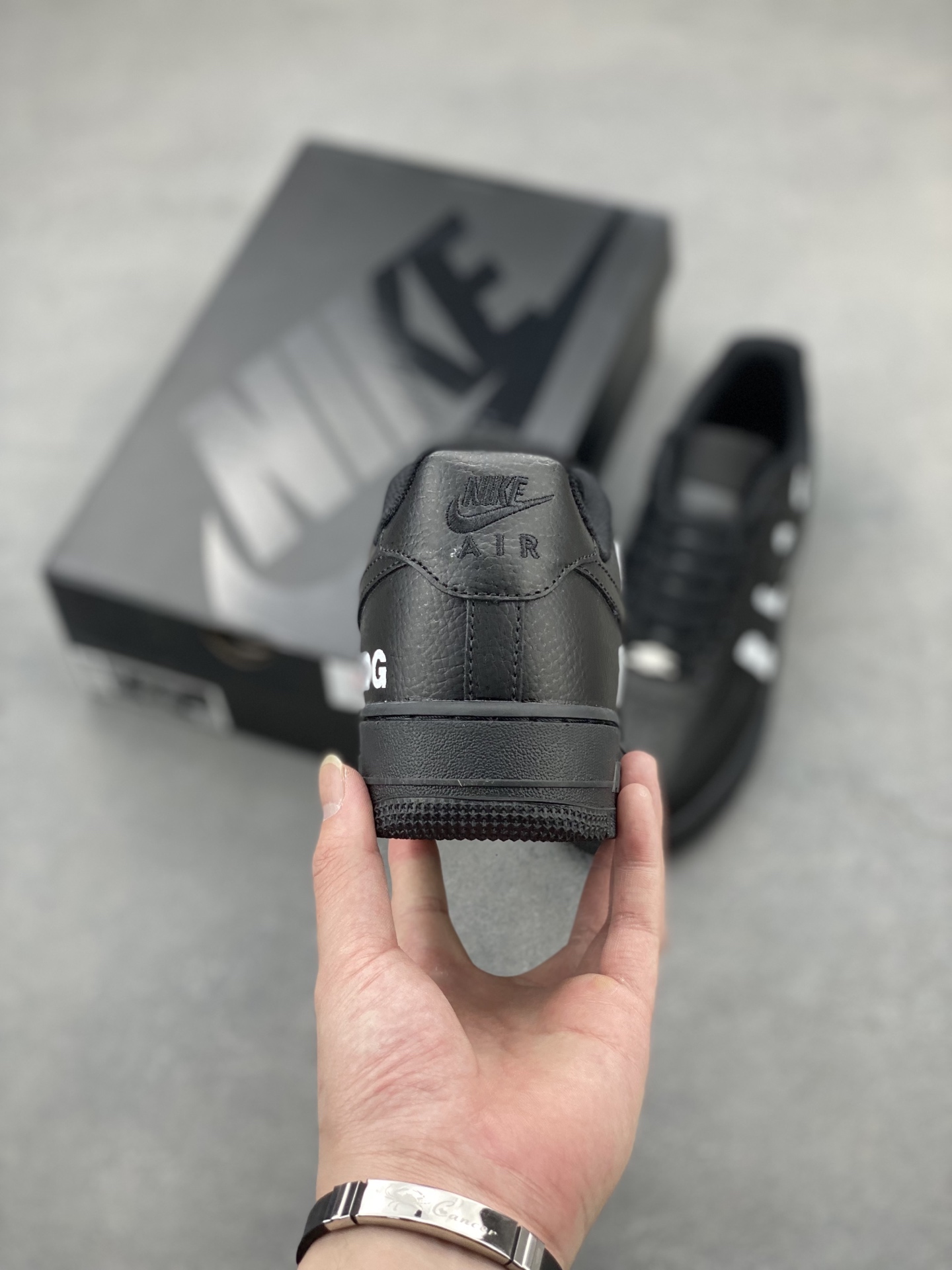 CDG x Nike Air Force 1 Low Black/White Limited