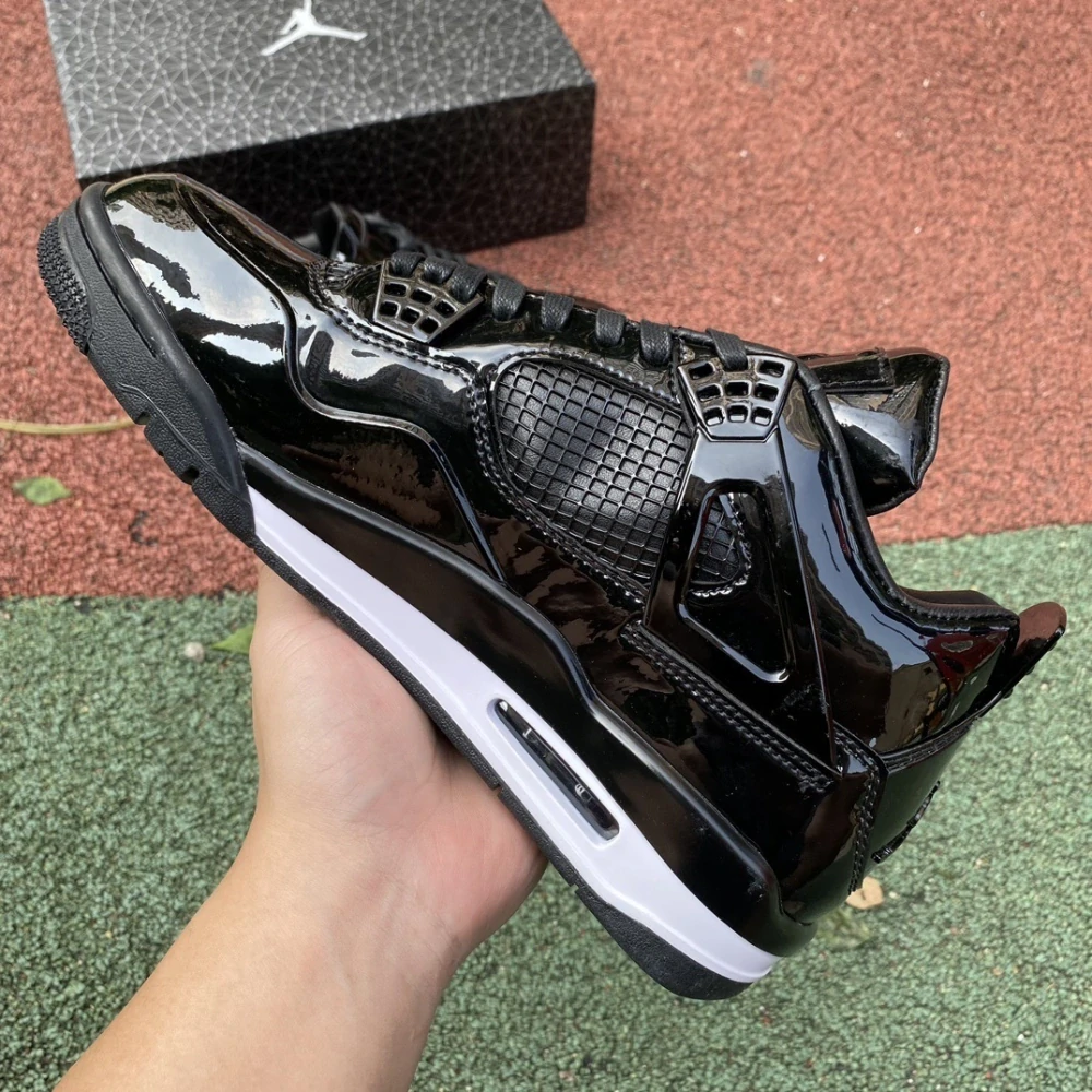 Nike Air Jordan 4 Lab4 Black Patent