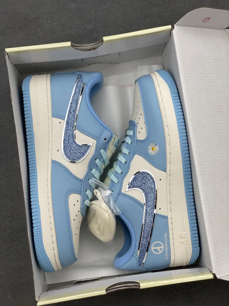 Nike Air Force 1 Low x PEACEMINUSONE Sky Blue Daisy