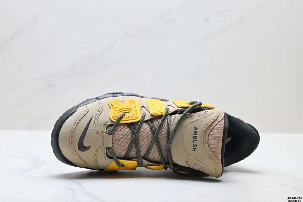Ambush x Nike Air More Uptempo Low Limestone