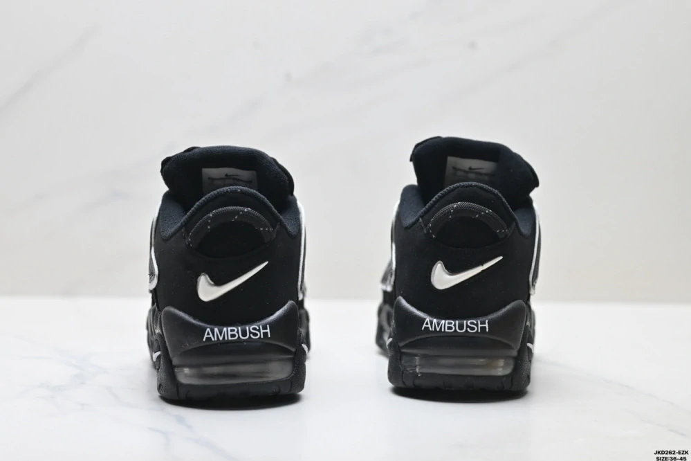 Ambush x Nike Air More Uptempo Low Black White
