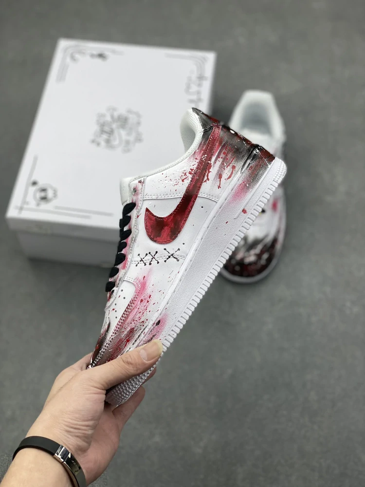 Nike Air Force 1 Blood Night Stitch