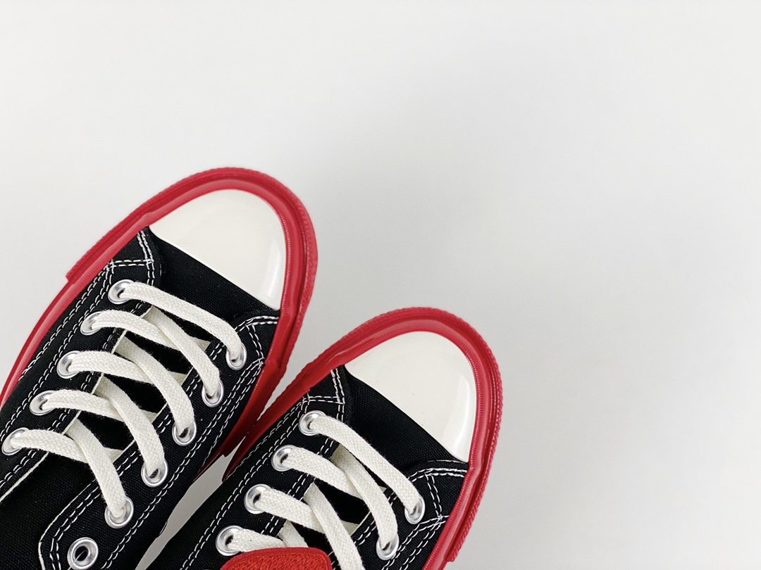 Play CDG x Converse Red Sole Chuck 70 low black