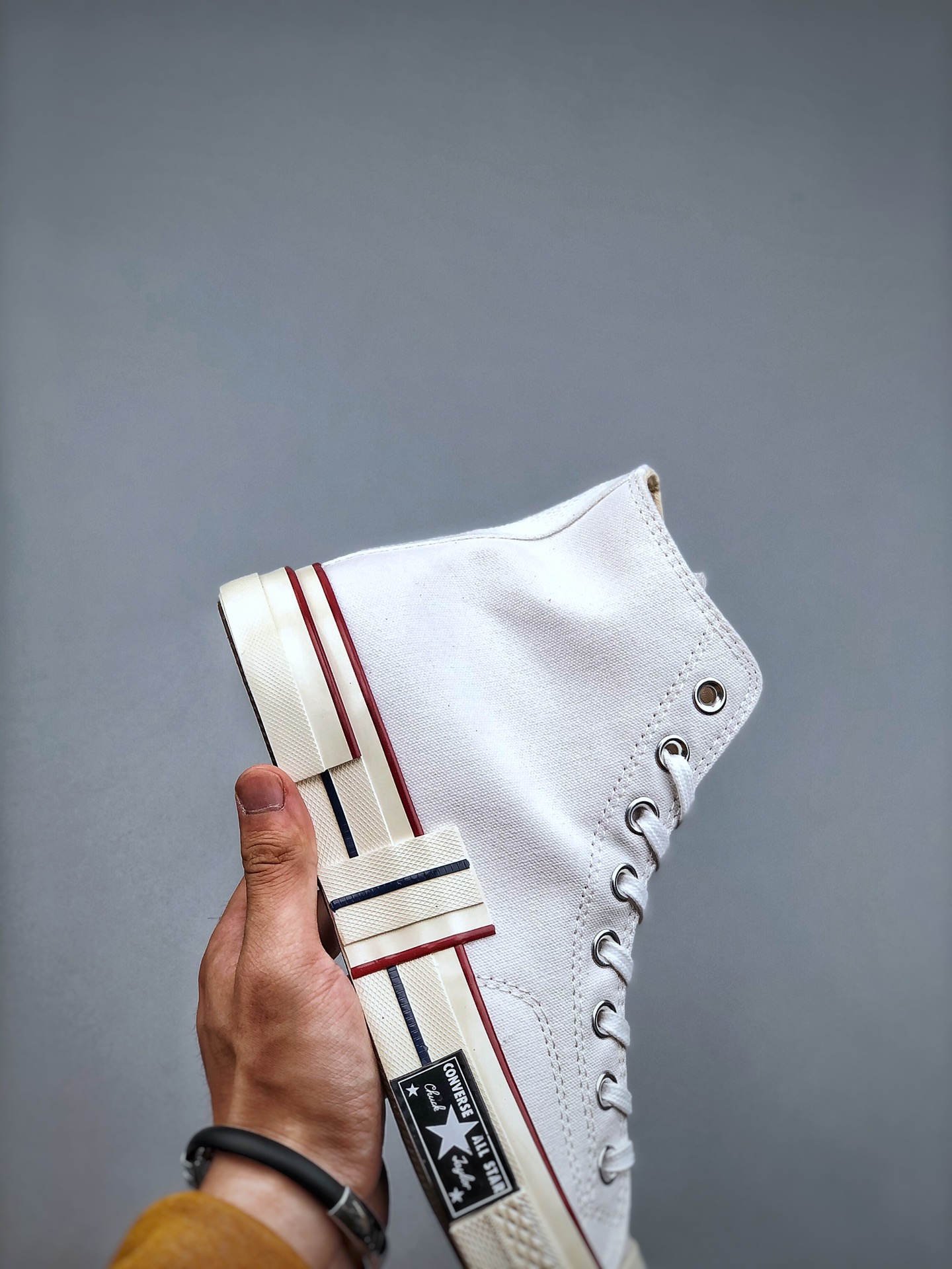 Converse Chuck 70 Rubber Patchwork high white
