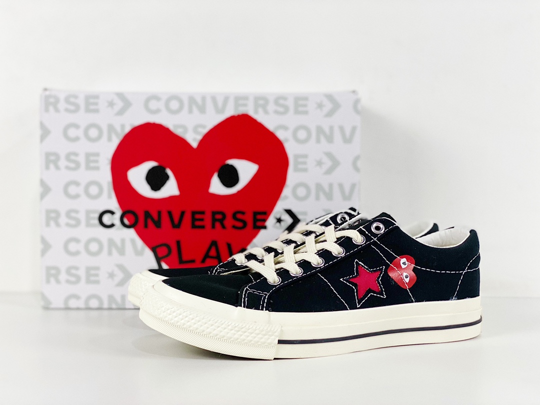 Comme des Garcons Play x Converse One Star Low Black