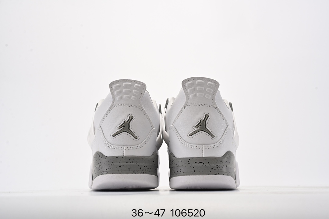 Nike Air Jordan 4 Retro Thunder white grey